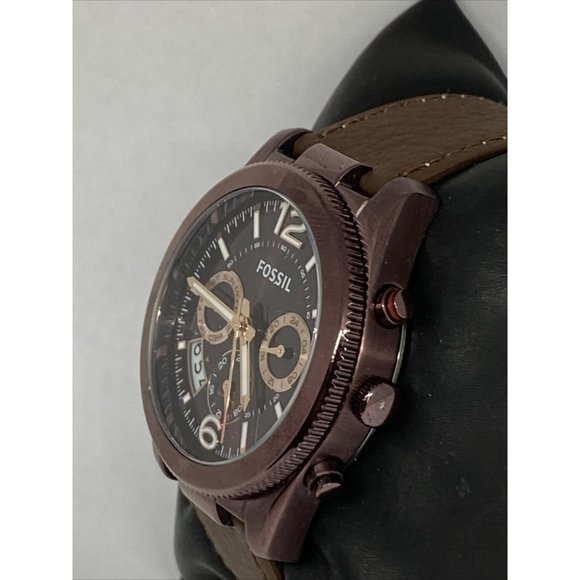 Fossil Perfect Boyfriend ES4110 Women's Brown Leat - Picture 4 of 12